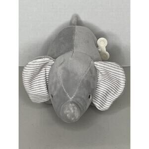Just One You Carter's Gray Wind Up Musical Lullaby Elephant Soft Gray Plush